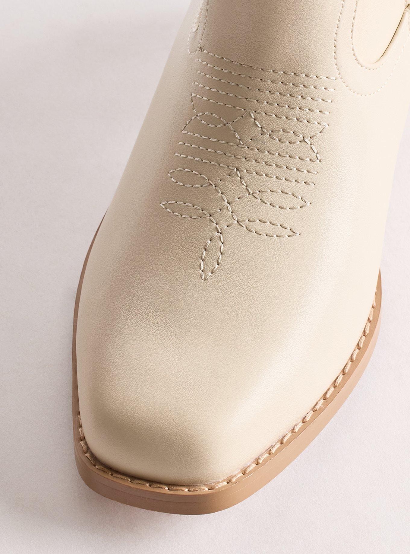 Western Knee Boot (WW), BONE, alternate