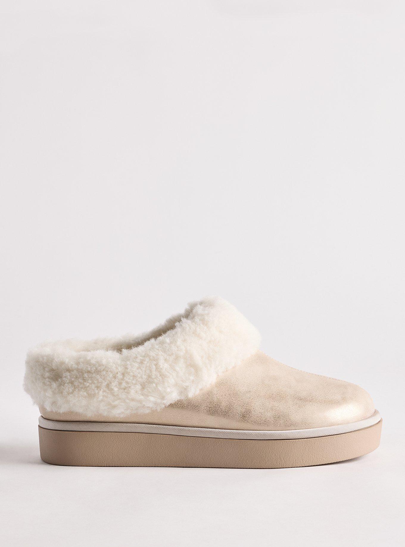 Plus Size Slip-On Cozy Clog (WW), GOLD, alternate