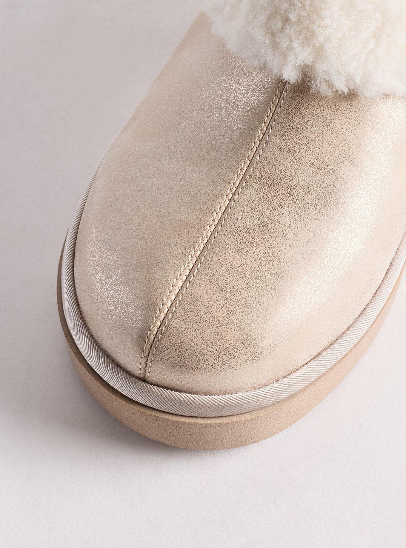 Plus Size Slip-On Cozy Clog (WW), GOLD, alternate