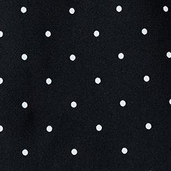 Plus Size Wireless Ruffle Swim Dress, PAIGE DOT DEEP BLACK, swatch