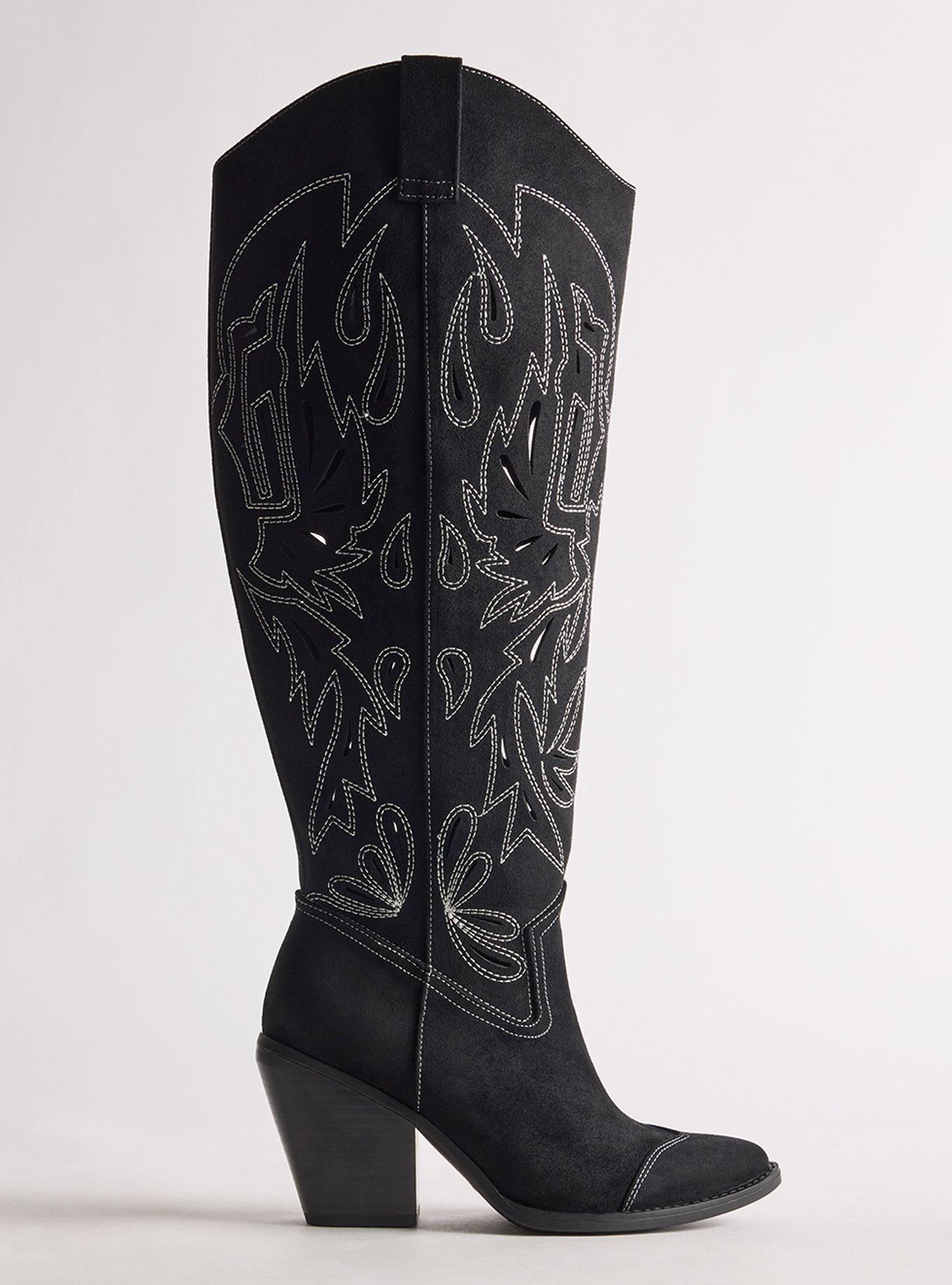 Western Heeled Knee Boot (WW)
