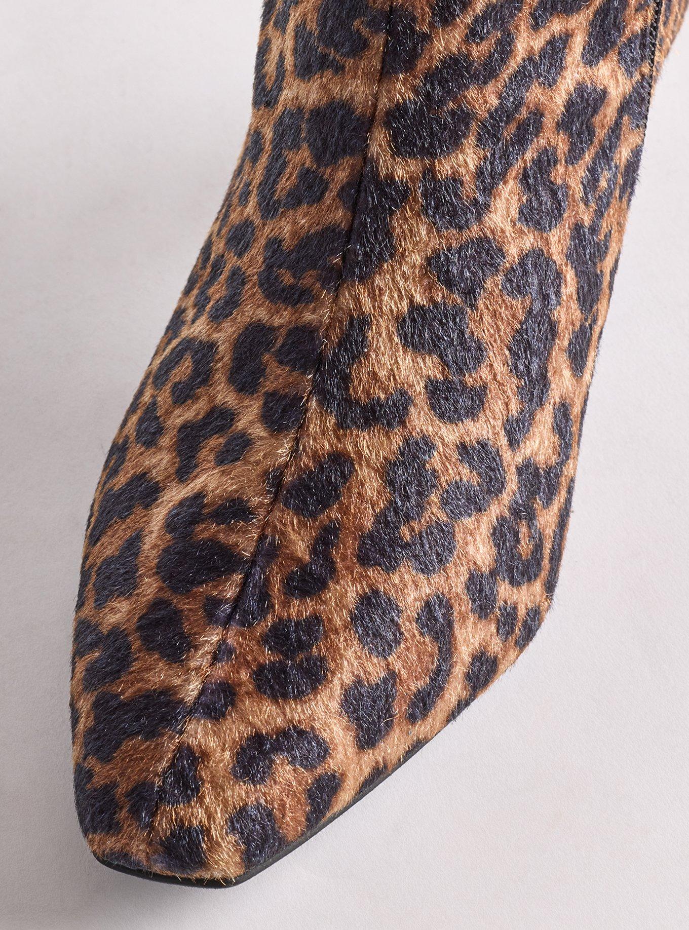 Plus Size Kitten Heel Knee Boot (WW), LEOPARD, alternate