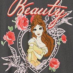 Disney Princess Belle Classic Cotton Tee, BELLA DISNEY VINTAGE BLACK, swatch