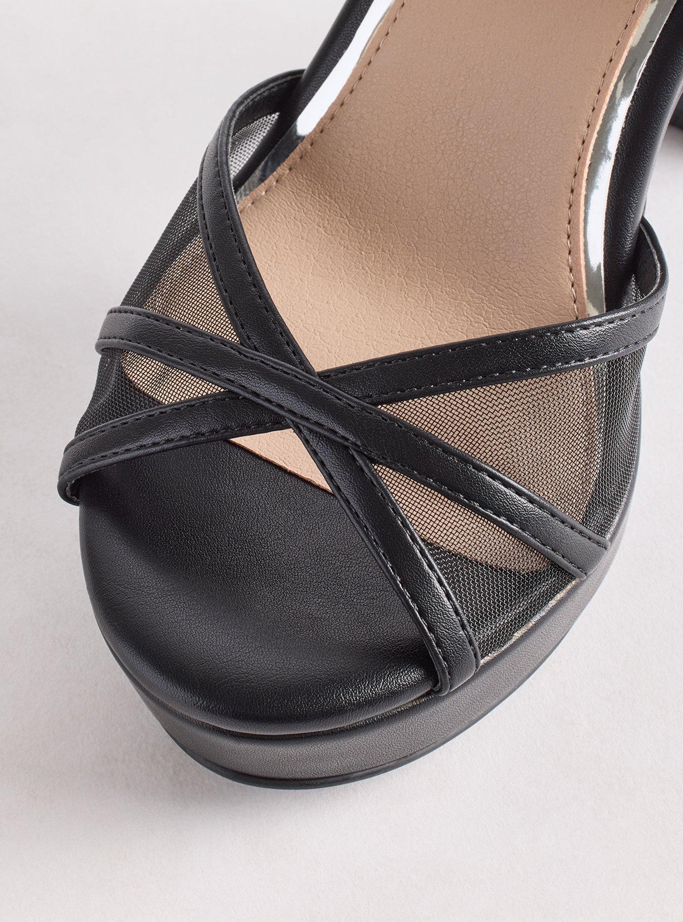 Platform Block Heel Sandal (WW)