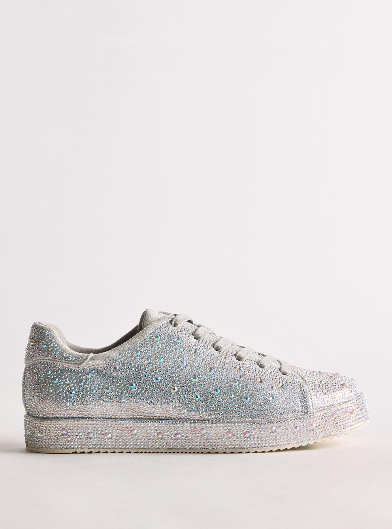 Embellished Sneaker (WW), SILVER, alternate