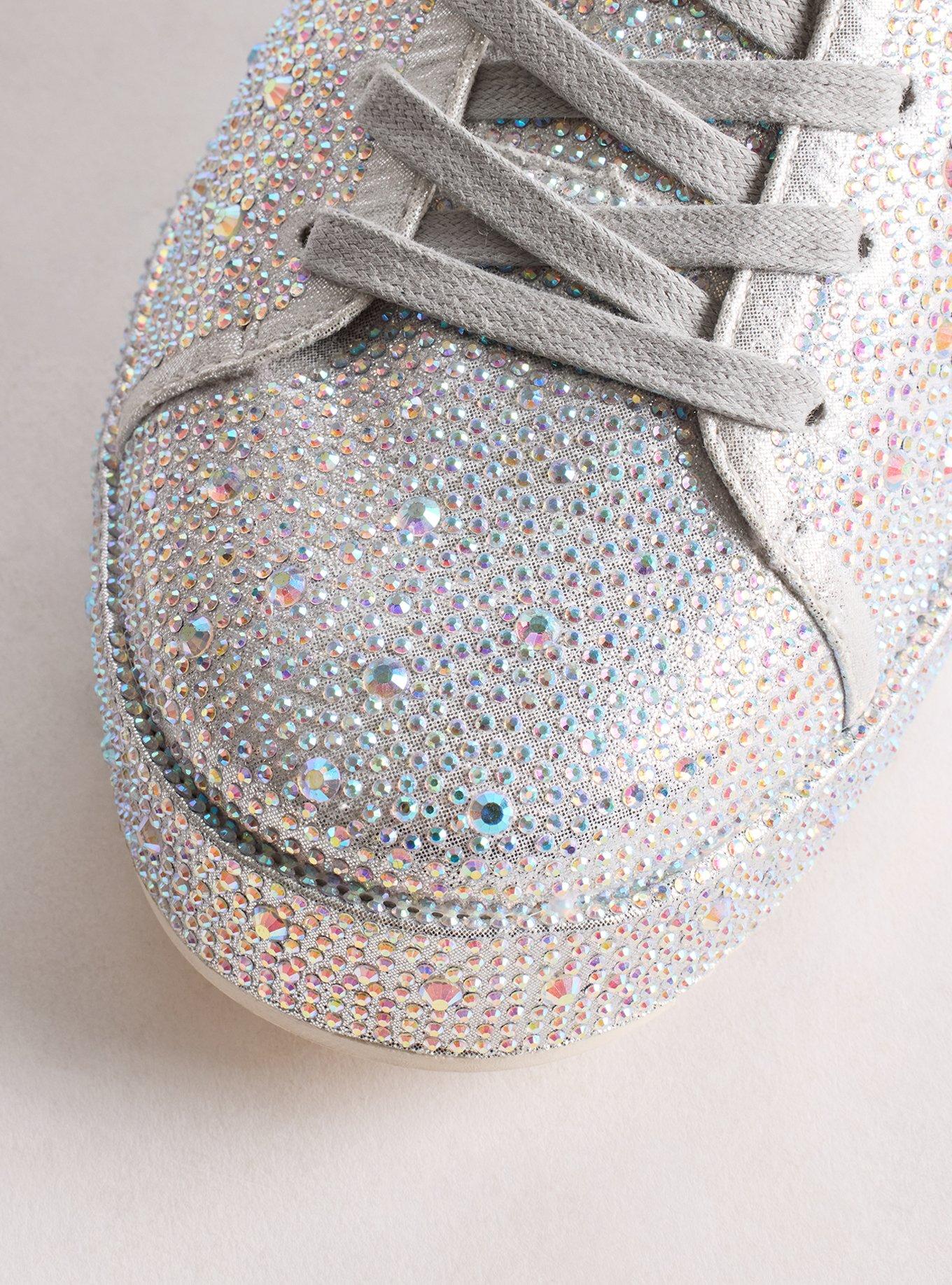 Embellished Sneaker (WW), SILVER, alternate