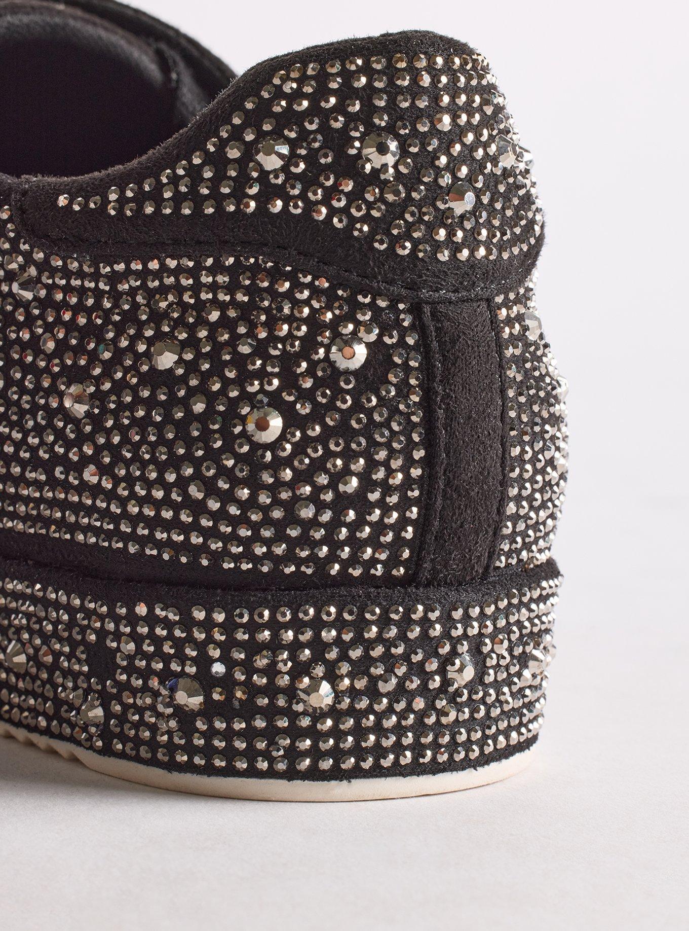 Embellished Sneaker (WW), BLACK, alternate