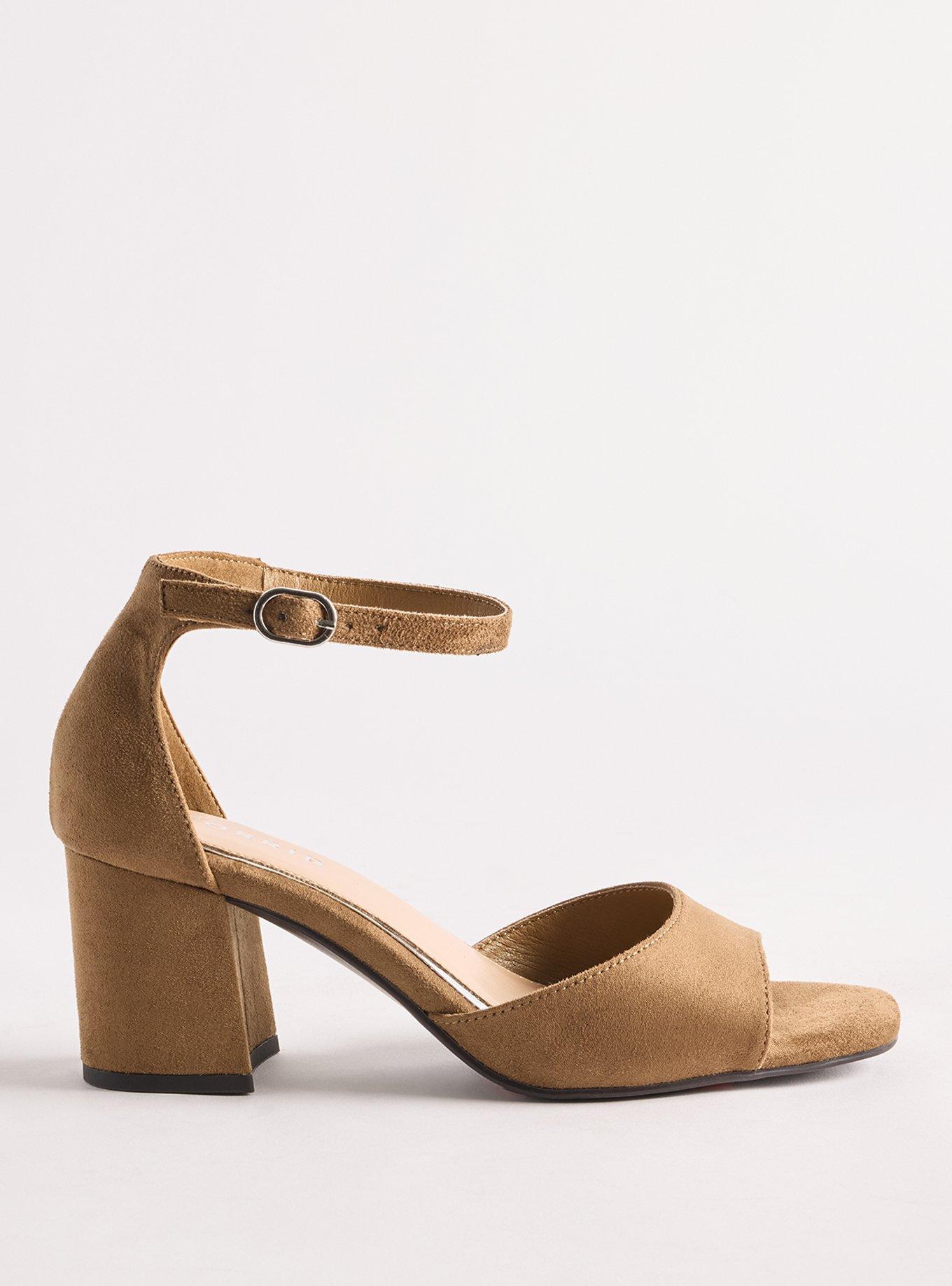 Ankle Strap Block Heel (WW), TAUPE, alternate