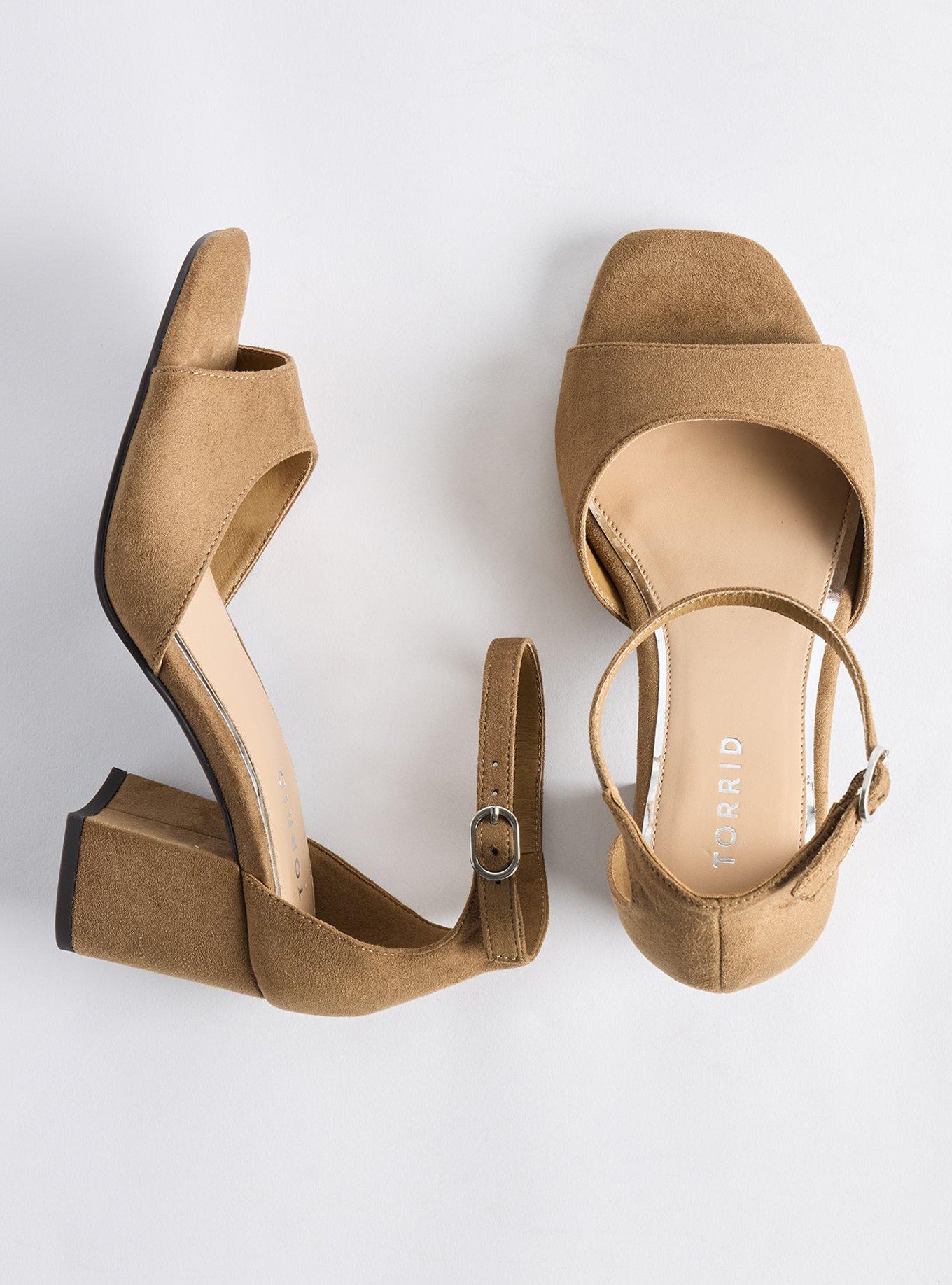 Ankle Strap Block Heel (WW), TAUPE, hi-res
