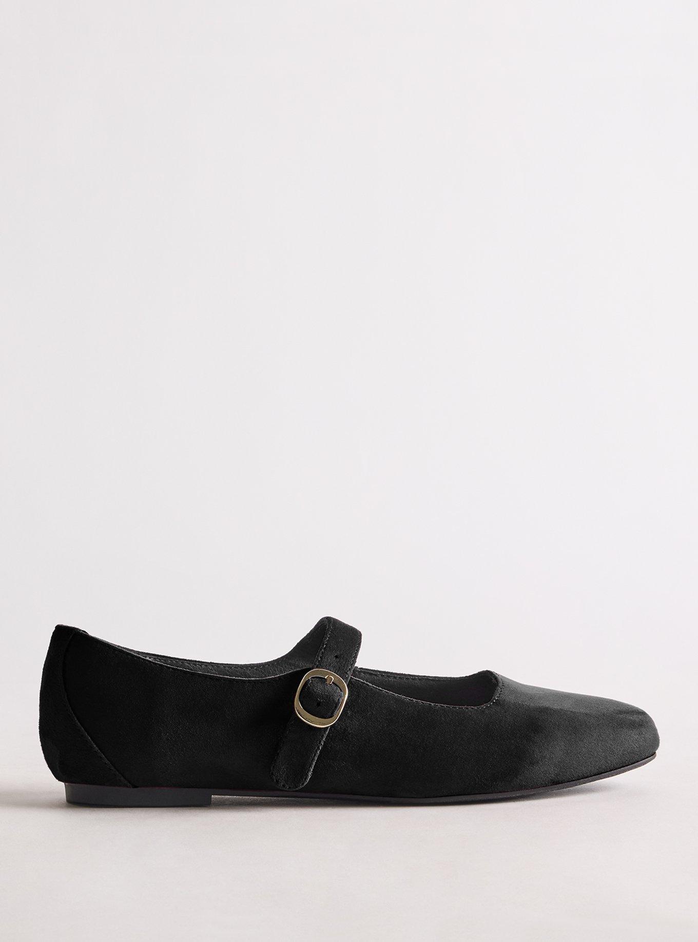Mary Jane Ballet Flat (WW), BLACK, alternate