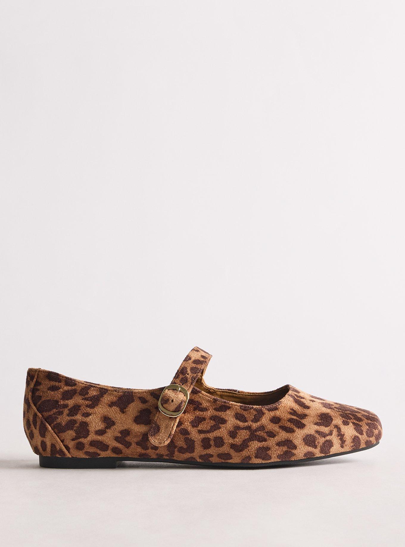 Mary Jane Ballet Flat (WW), LEOPARD, alternate