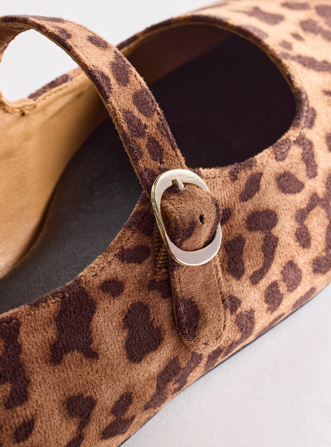 Mary Jane Ballet Flat (WW), LEOPARD, alternate