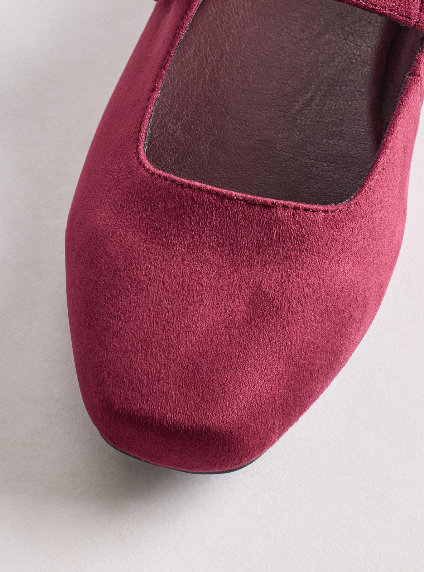 Mary Jane Ballet Flat (WW), WINE, alternate