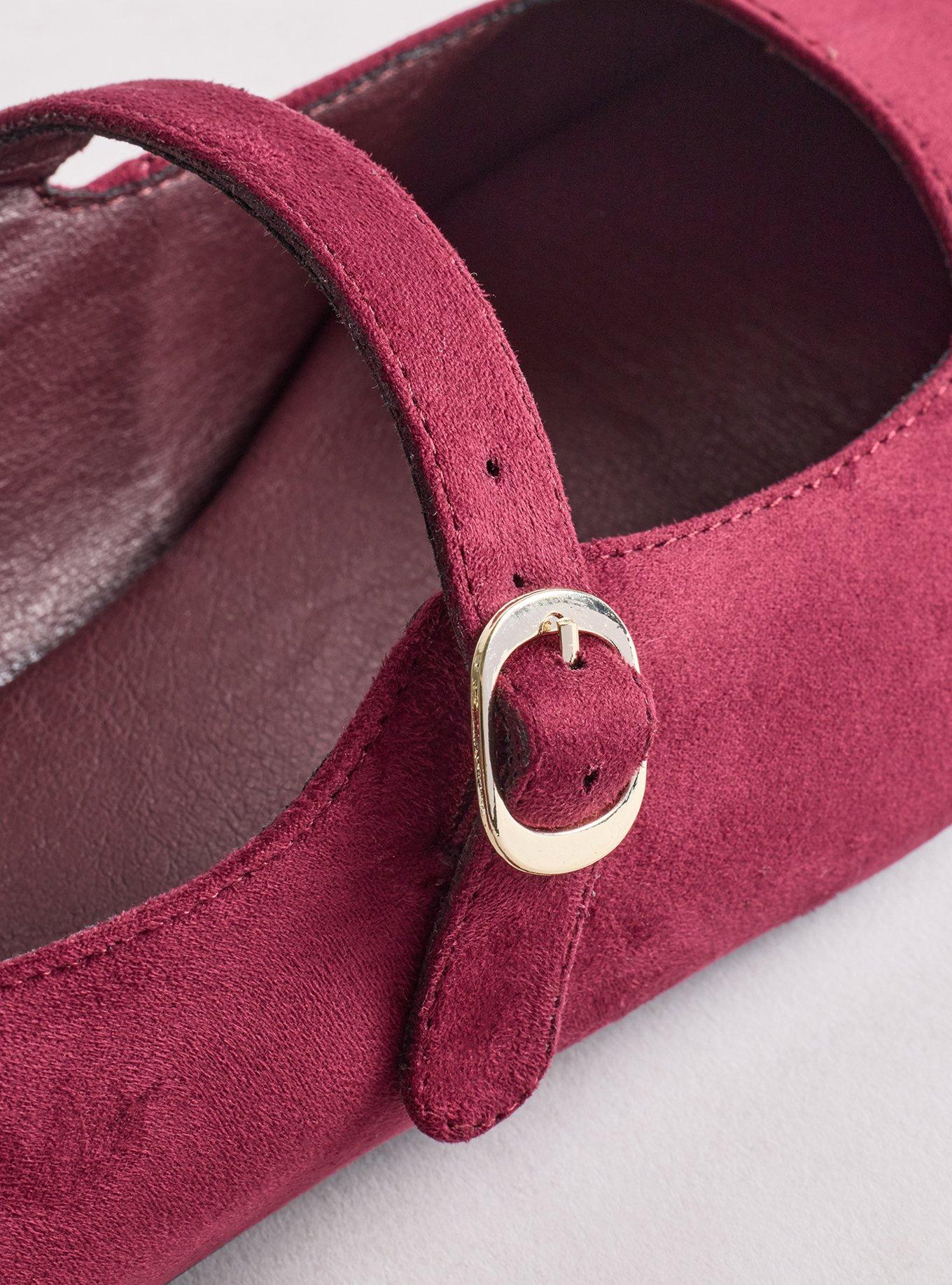 Mary Jane Ballet Flat (WW), WINE, alternate