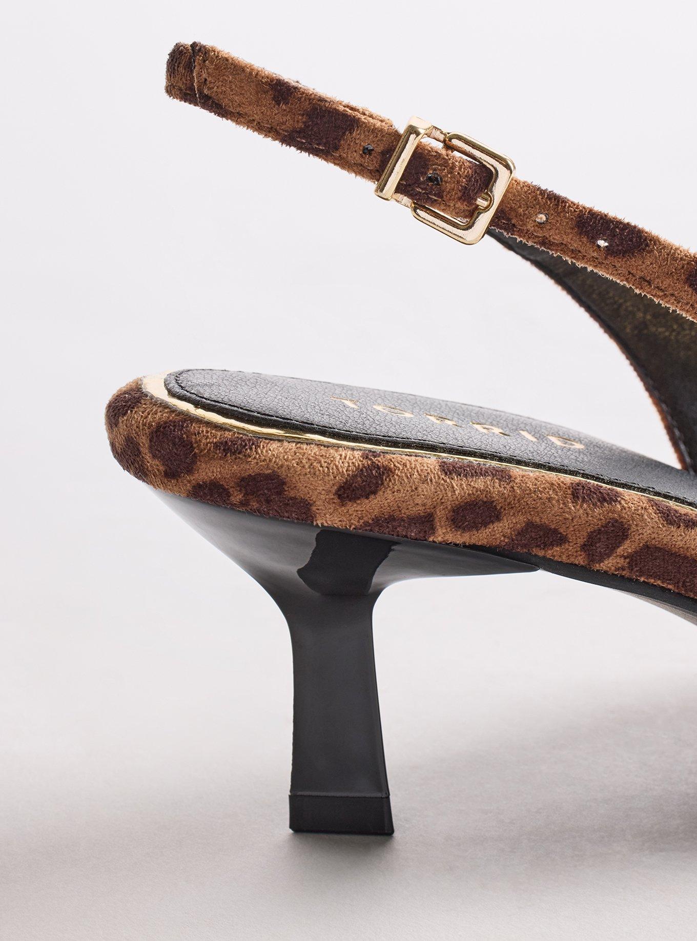Slingback Kitten Heel (WW), LEOPARD, alternate