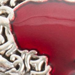 Plus Size Nightfall Bleeding Heart Chain Belt, SILVER, swatch