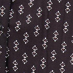 Plus Size Festi Pintuck Button-Front Tunic, VIC MOTIFS CHARCOAL, swatch