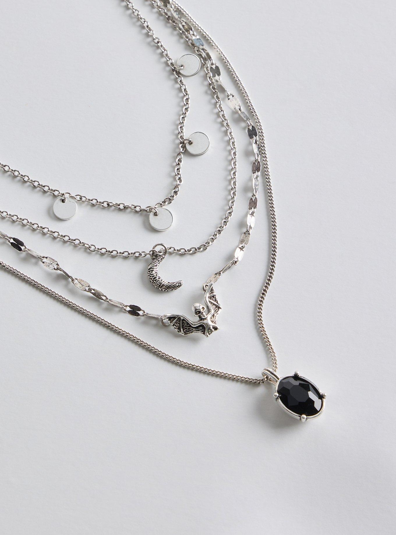Bat Celestial Layered Necklace, , hi-res
