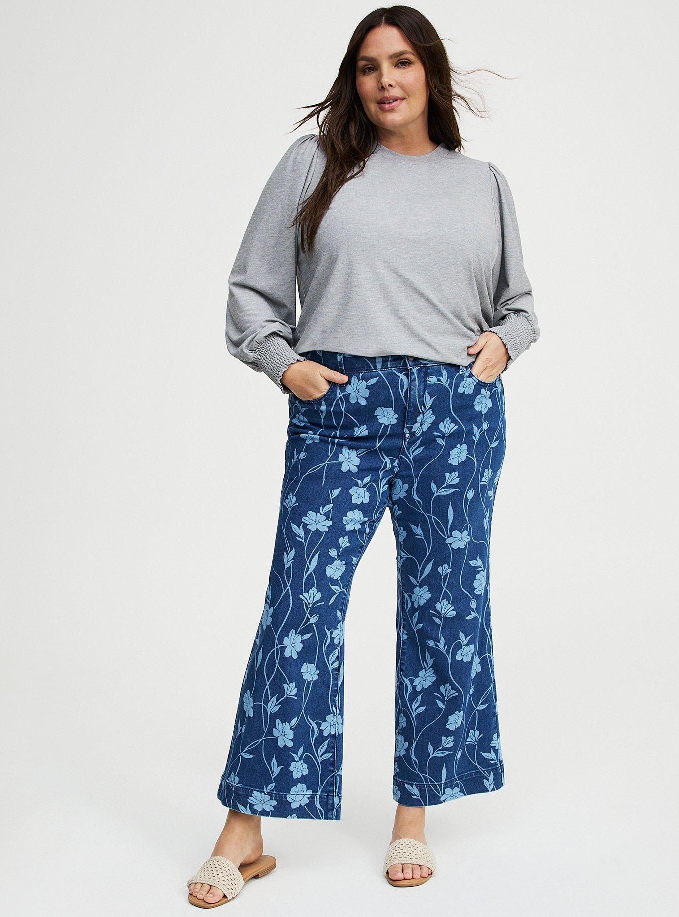 Belle Isle Ankle Flare Jean, AQUINNAH, hi-res