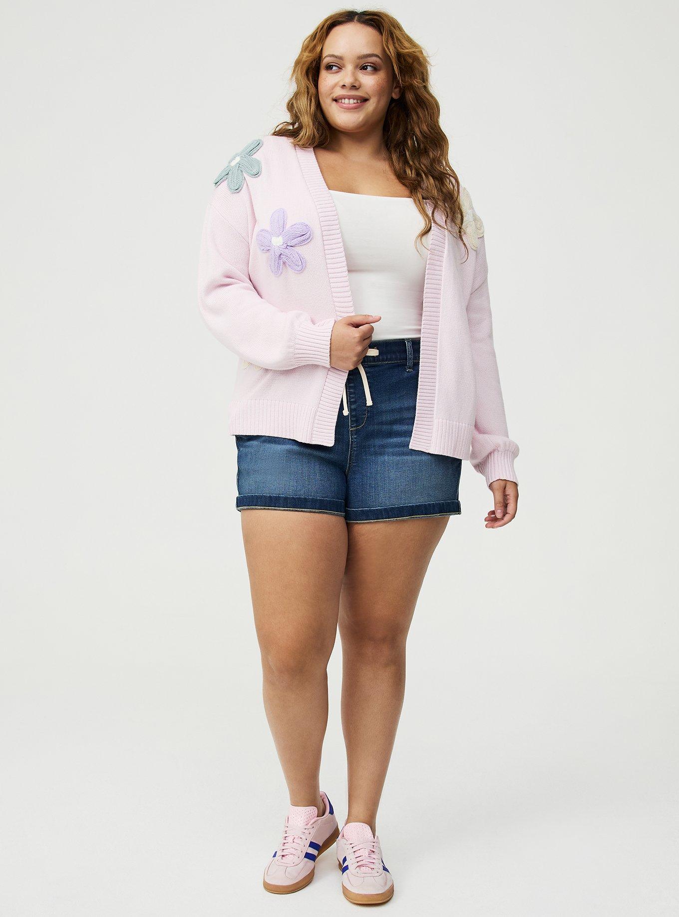 Daisy Open Front Cardigan, LIGHT LILAC, alternate