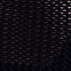 Nightfall Chain Bell Sleeve Crop Sweater, DEEP BLACK, swatch