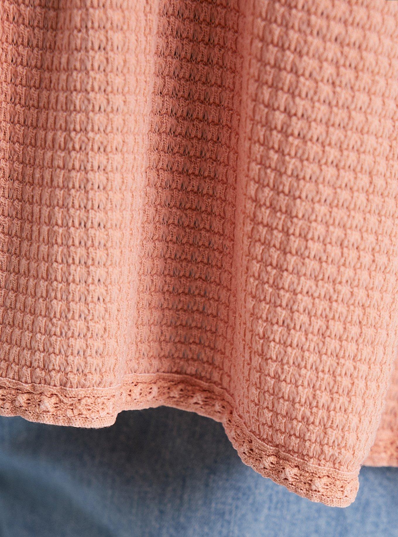 Festi Mixed Waffle Tank, PEACH BEIGE, alternate