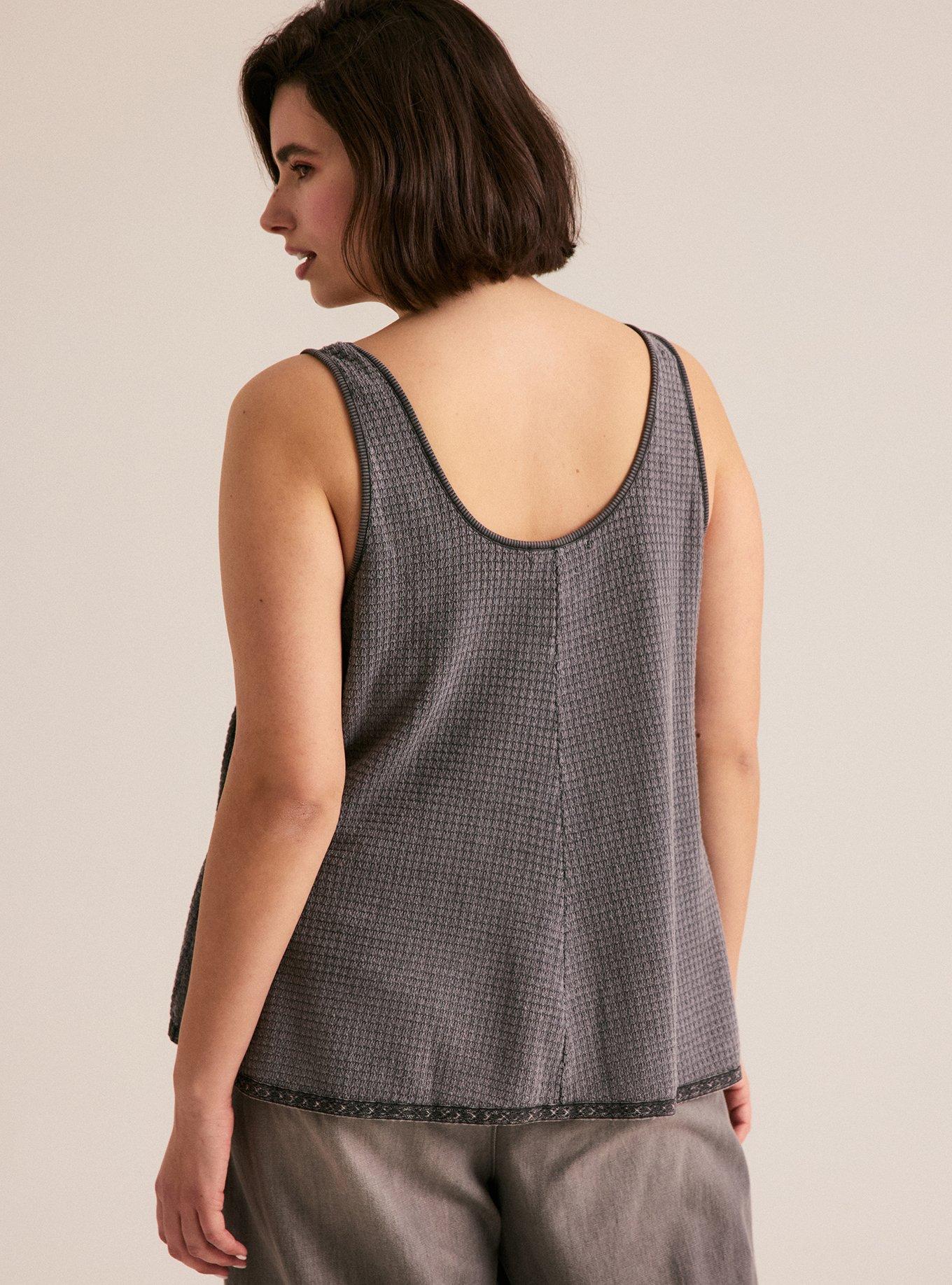 Festi Mixed Waffle Tank, PHANTOM, alternate