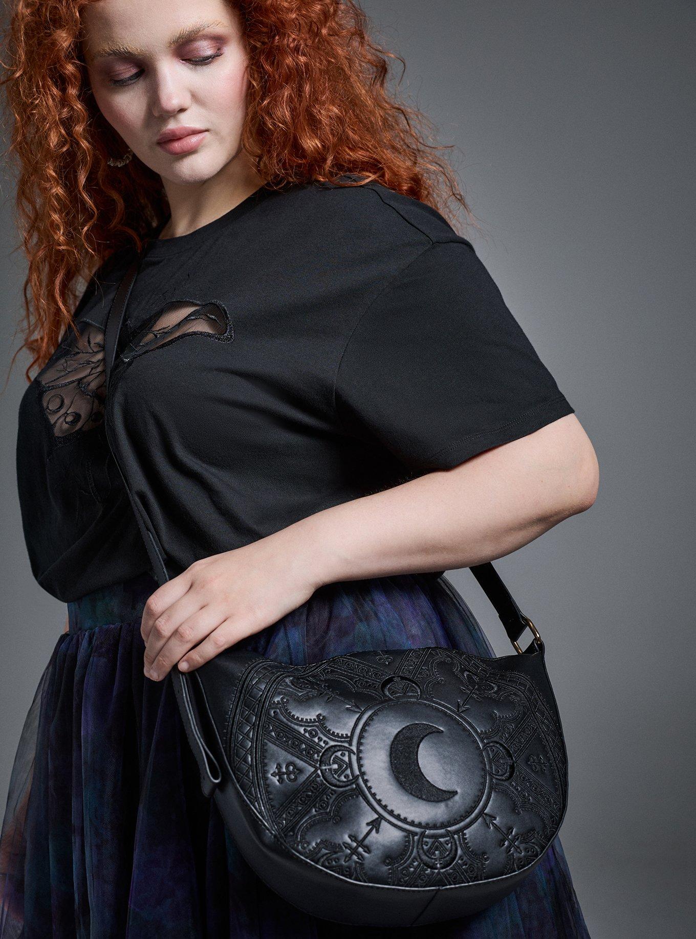 Celestial Half Moon Crossbody Bag, , alternate