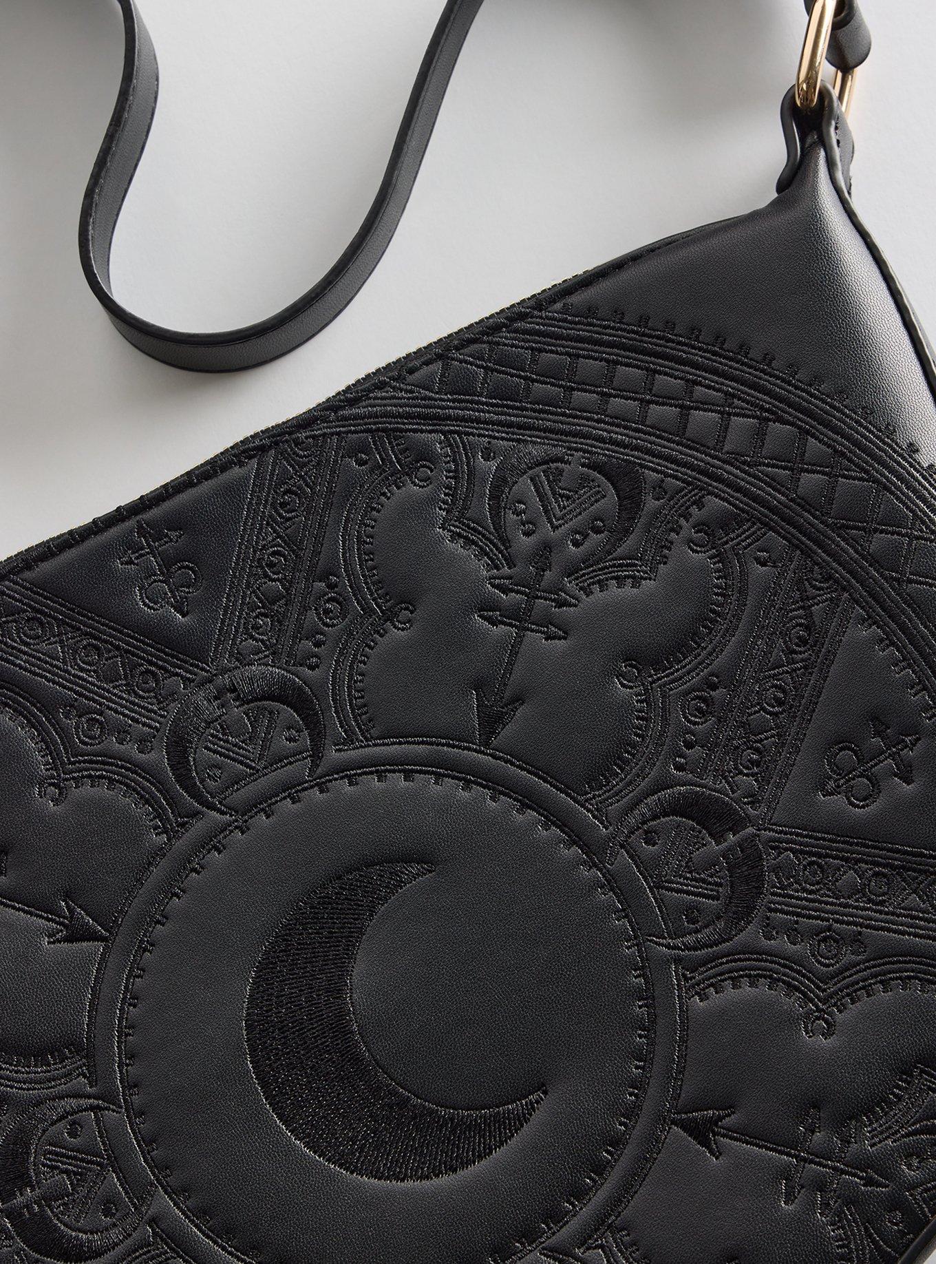 Celestial Half Moon Crossbody Bag, , alternate