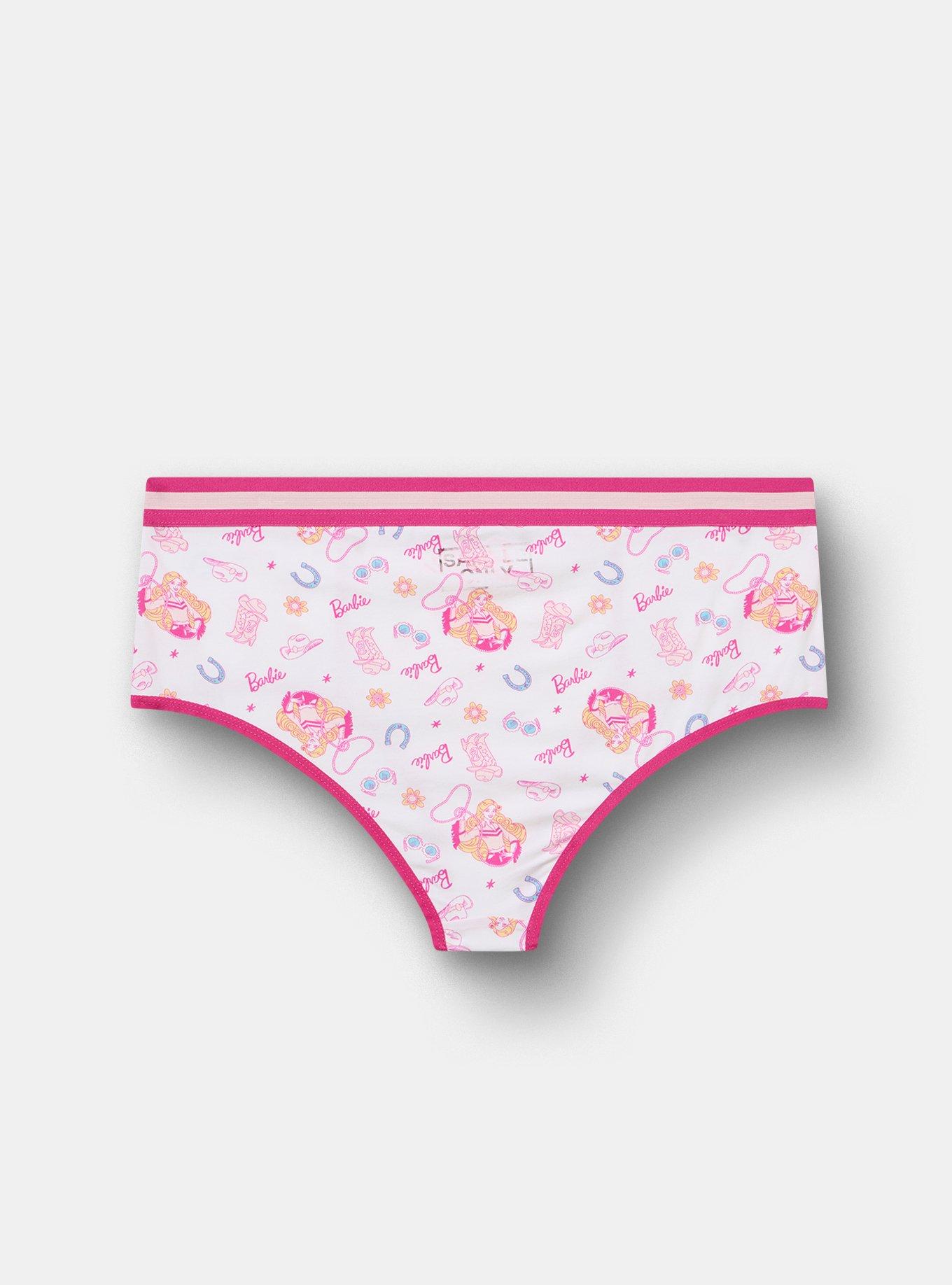 Barbie Mid-Rise Cotton Cheeky Panty, MULTI, alternate