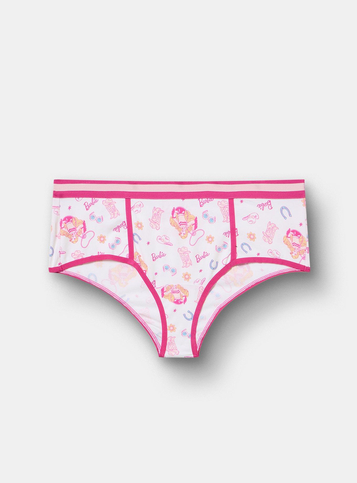 Barbie Mid-Rise Cotton Cheeky Panty, MULTI, hi-res