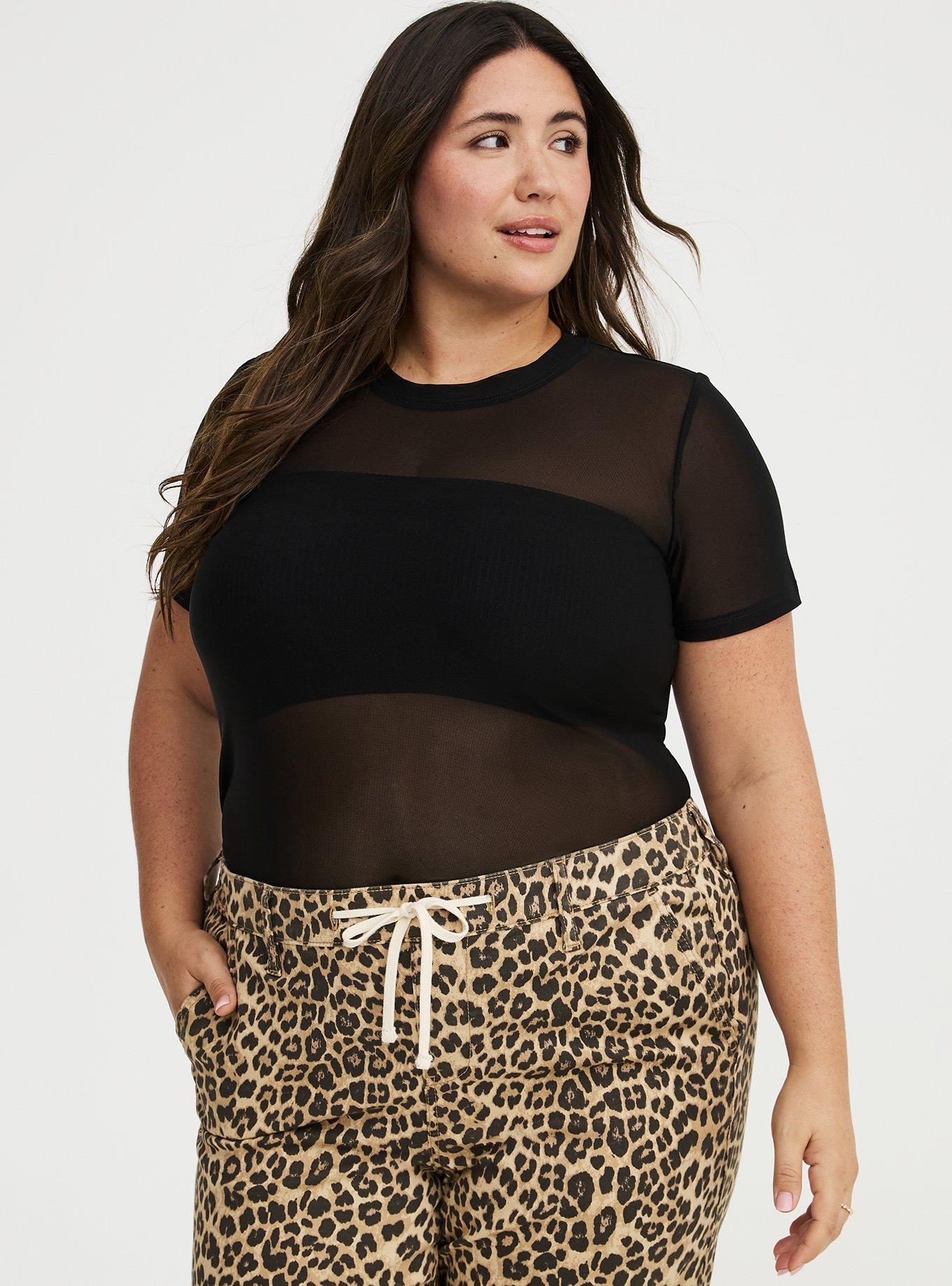 Plus Size - Mesh Layering Tee - Torrid