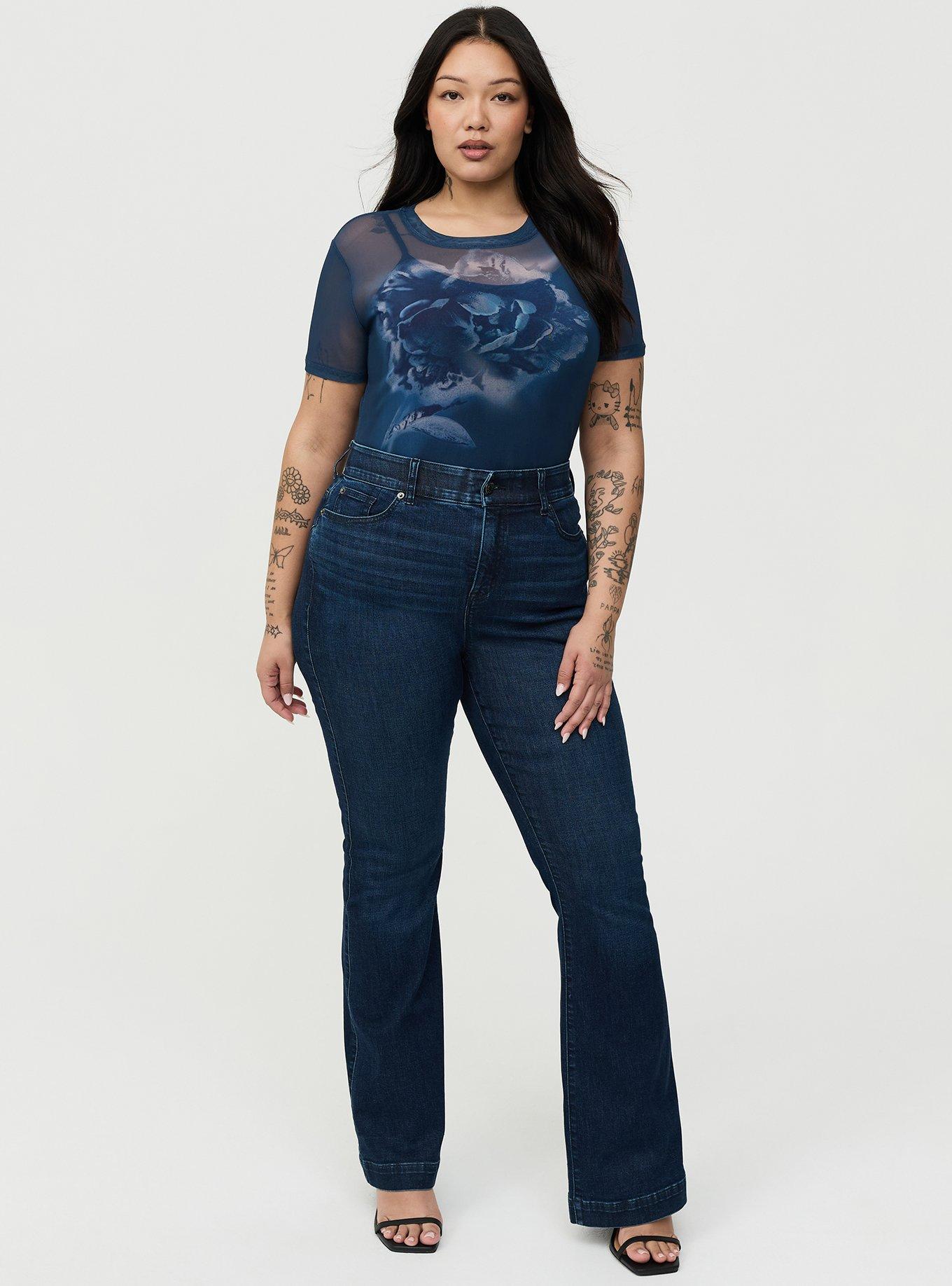 Mesh Layering Tee, PEACOAT, alternate