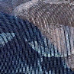 Mesh Layering Tee, PEACOAT, swatch