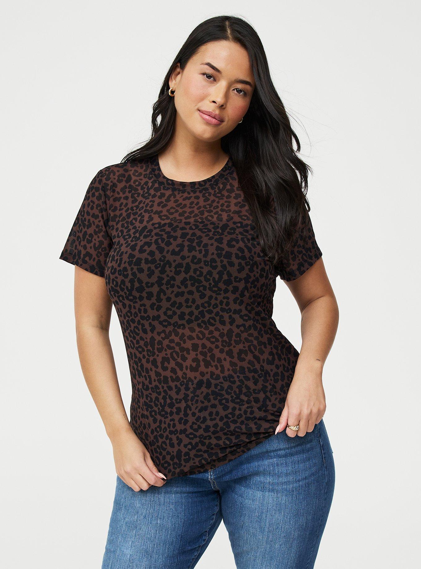 Mesh Layering Tee, REAL DEAL LEO BROWN, hi-res