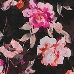 Mesh Layering Tee, AURA FLORAL BLACK, swatch