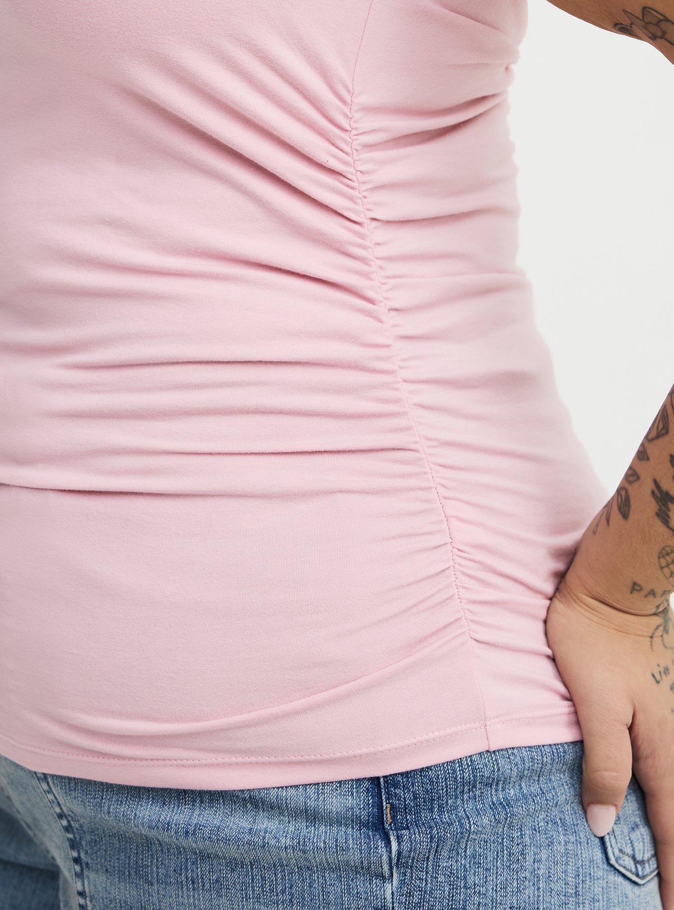 Foxy Ruched Square Tank, BLEACHED MAUVE, alternate