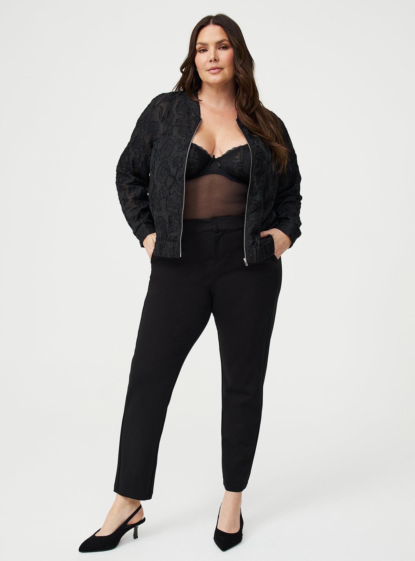 Jacquard Bomber Jacket, DEEP BLACK, alternate