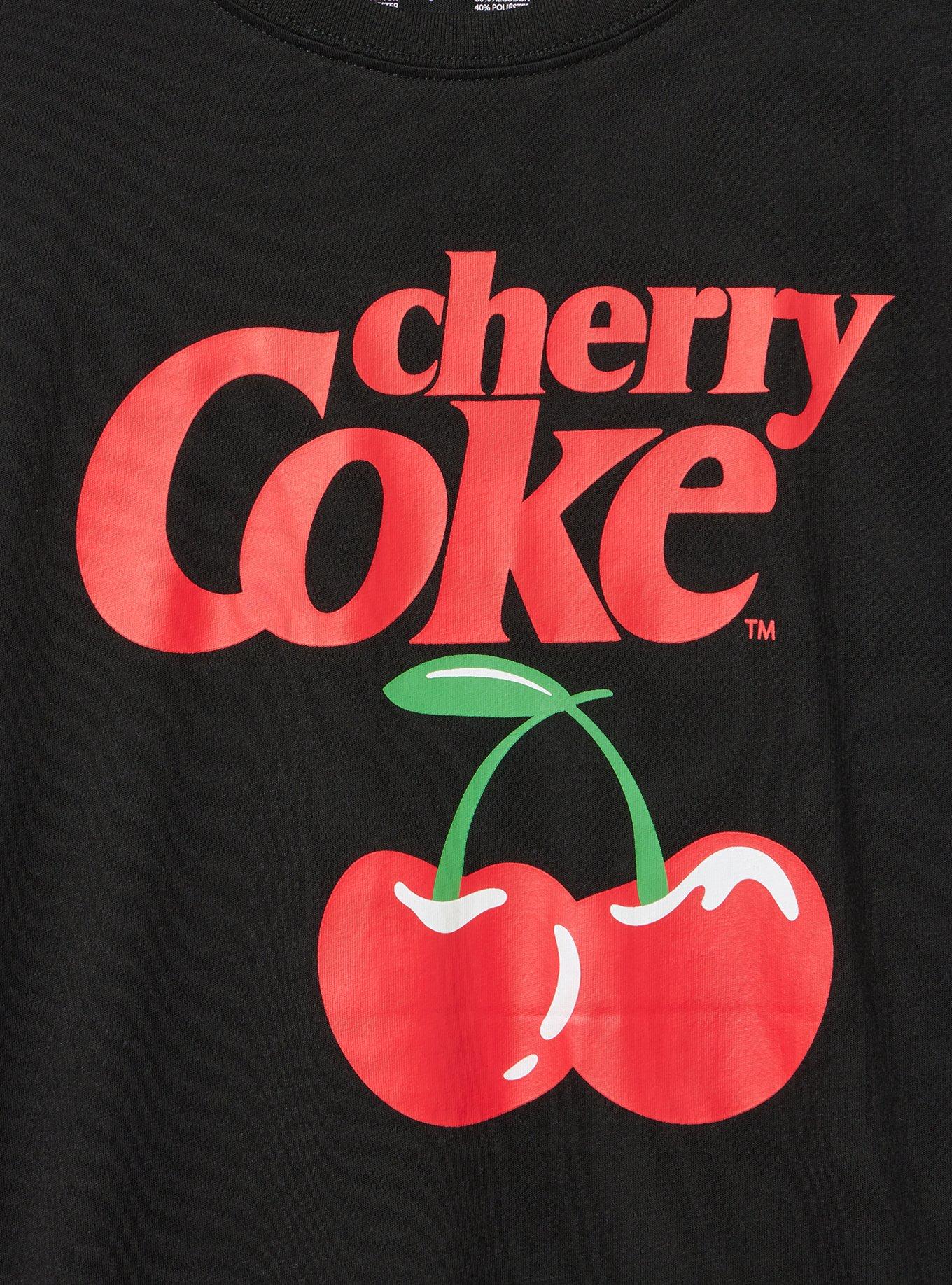 Cherry Coke Classic Cotton Jersey Tee, CHERRY COKE DEEP BLACK, alternate