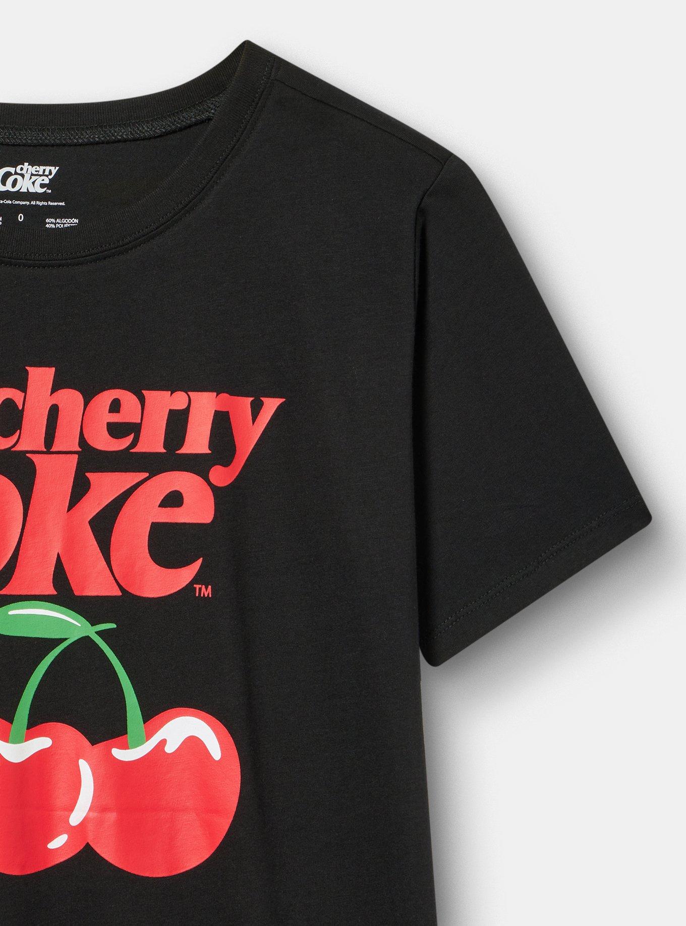 Cherry Coke Classic Cotton Jersey Tee, CHERRY COKE DEEP BLACK, alternate