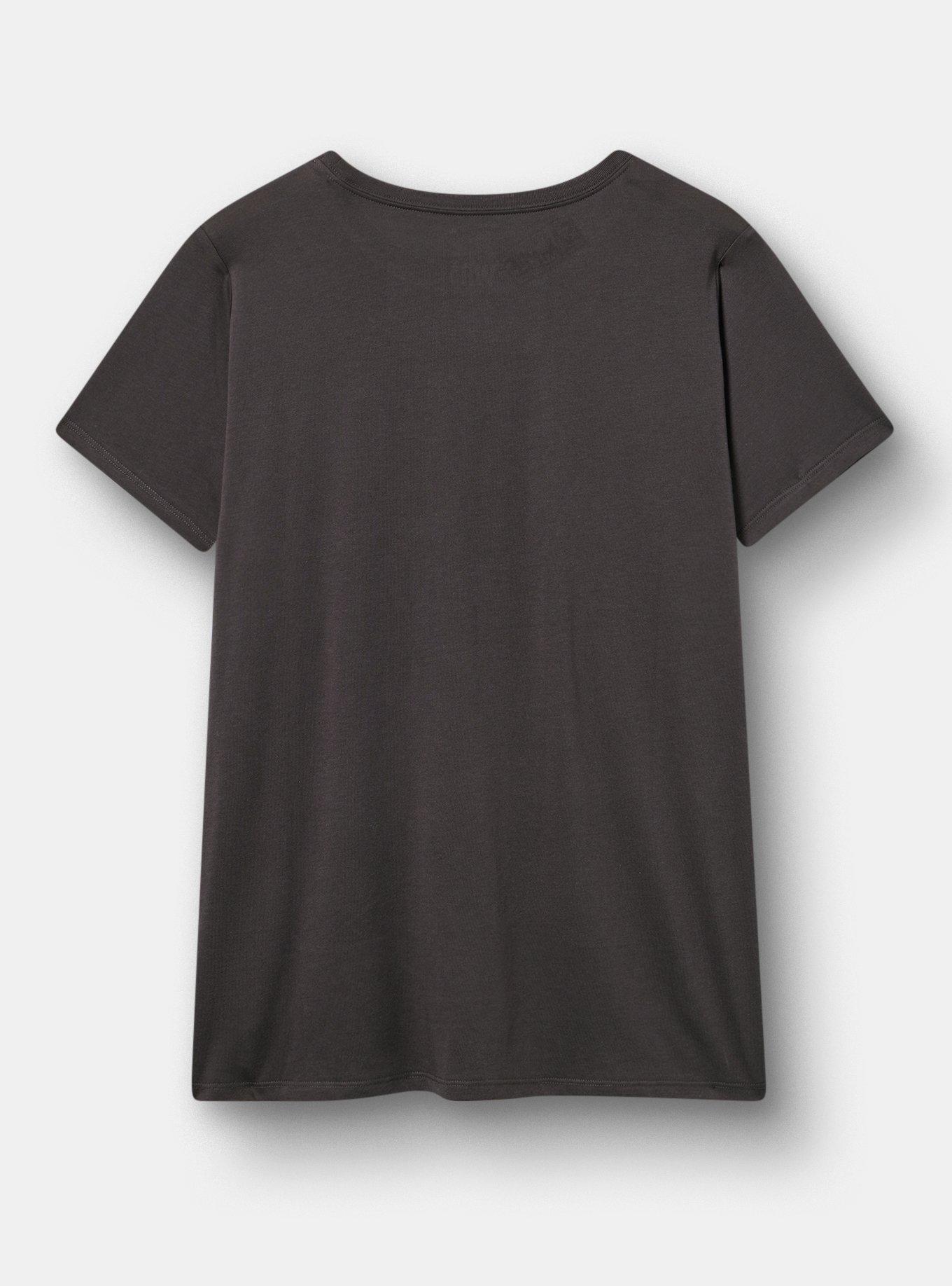 Disney Princess Classic Cotton Crew Tee, BEAUTY AND THE BEAST ROSE OBSIDIAN, alternate