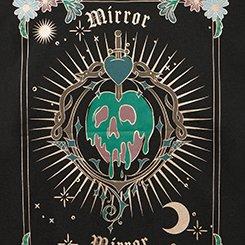 Disney Villains Relaxed Cotton Jersey Tee, MIRROR MIRROR DEEP BLACK, swatch