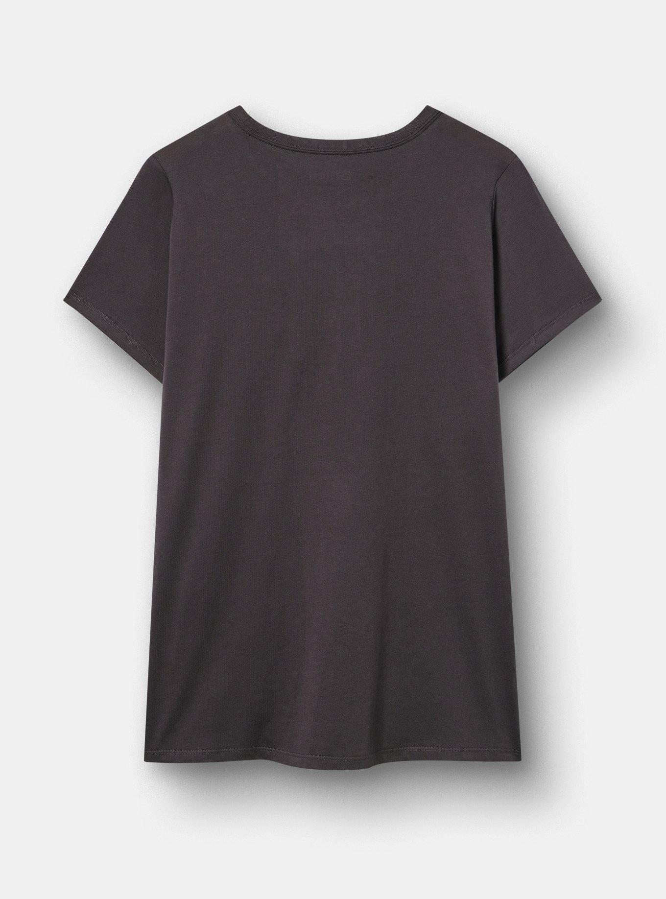 Disney Lilo & Stitch Classic Cotton Crew Tee, ANGEL HEART OBSIDIAN, alternate