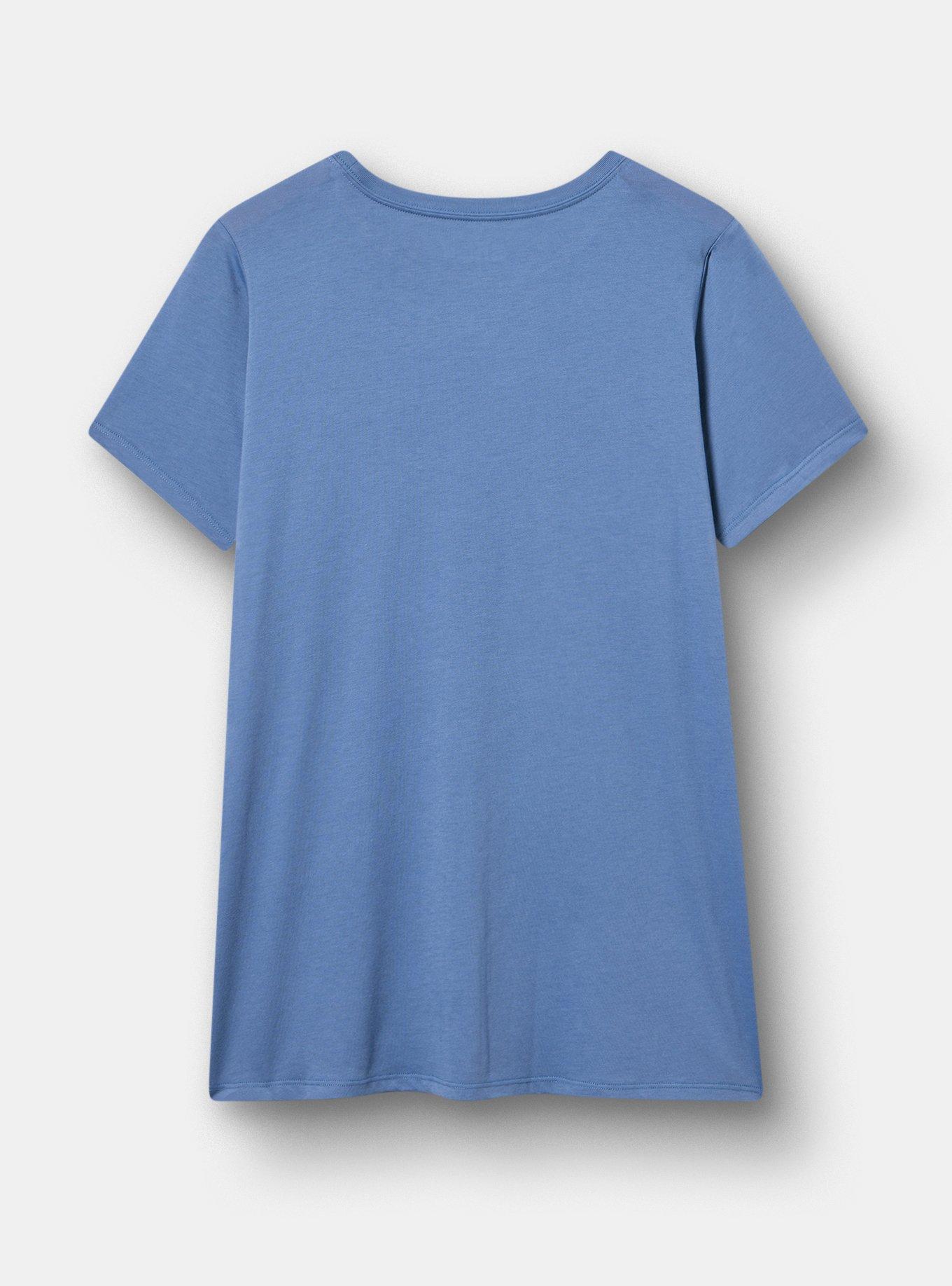 Disney Lilo & Stitch Classic Cotton Crew Tee, STITCH BLUE HORIZON, alternate