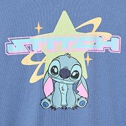 Disney Lilo & Stitch Classic Cotton Crew Tee, STITCH BLUE HORIZON, swatch