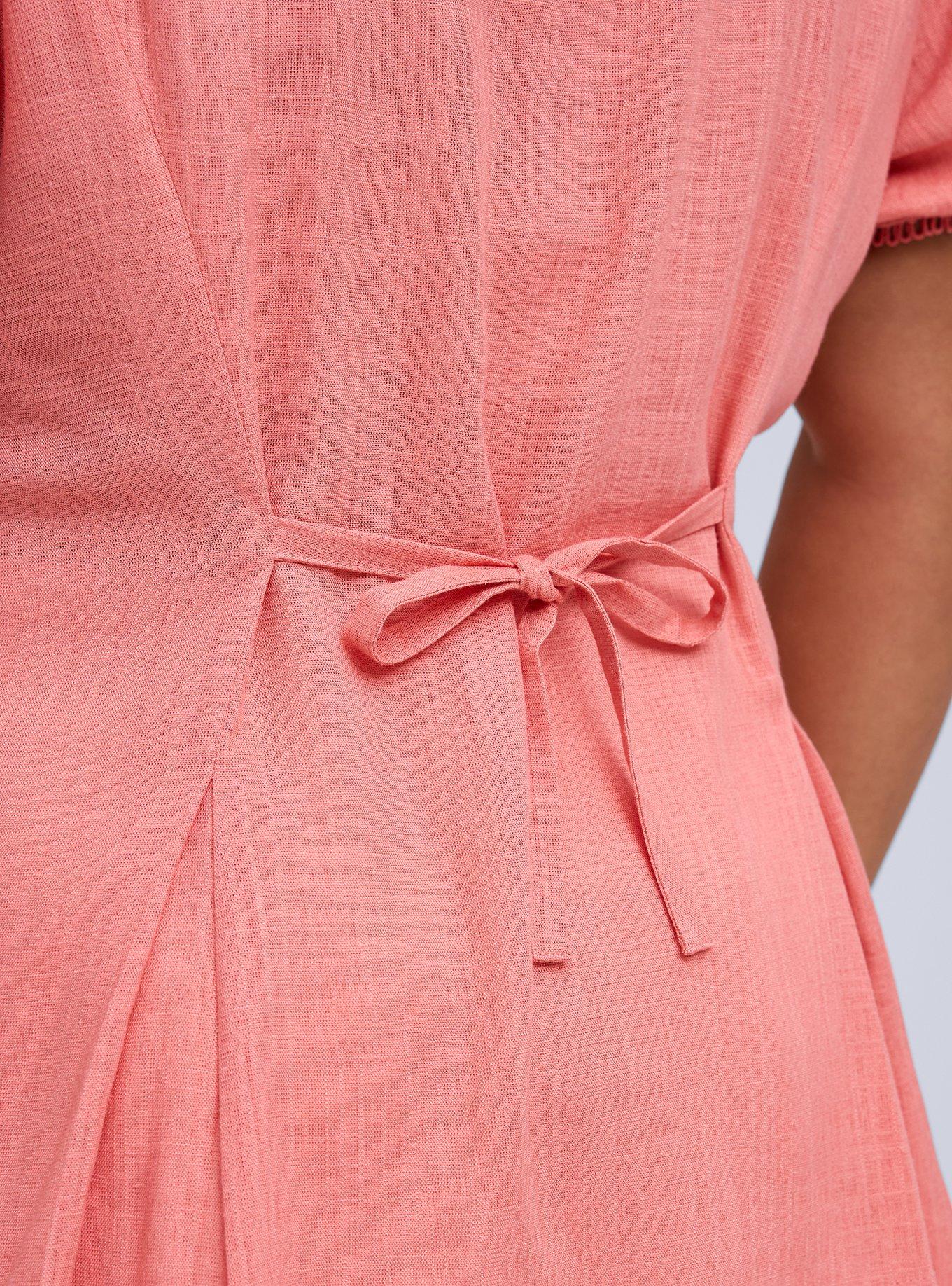 Belle Isle Button Front Top, LANTANA, alternate