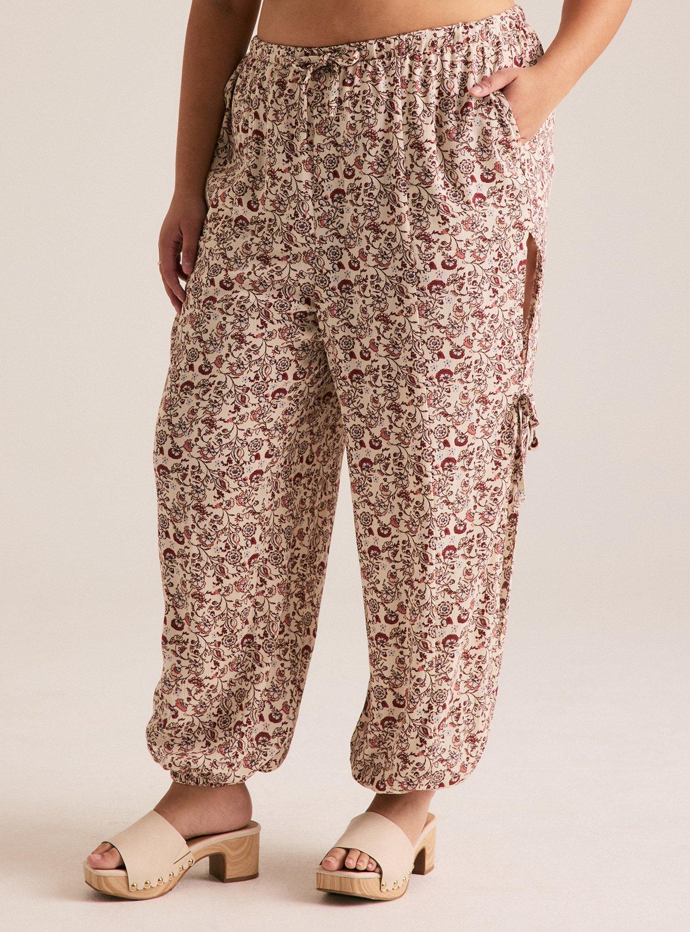 Festi Tie Detail Jogger, LANEY JACOBEAN IVORY, alternate