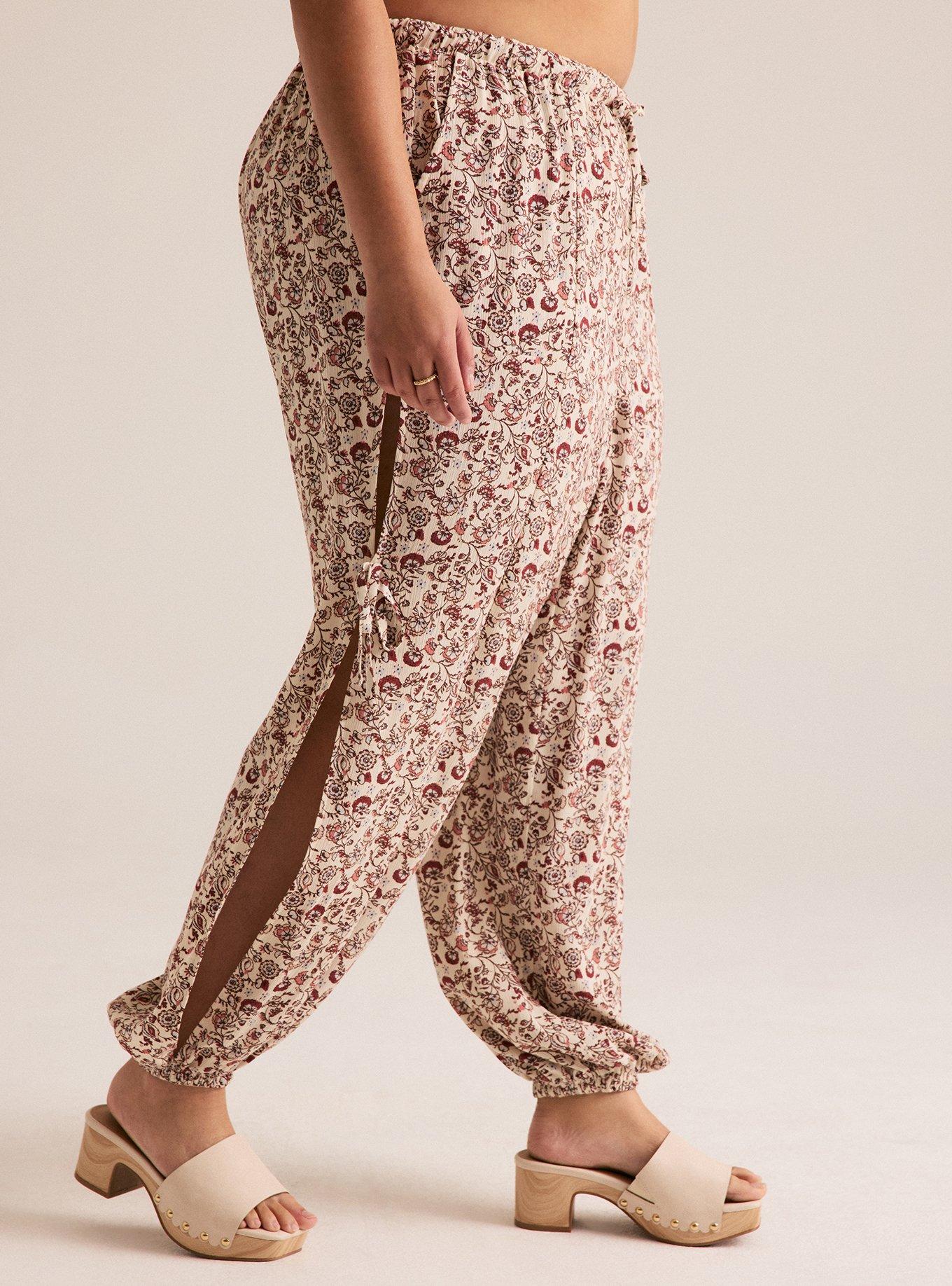 Festi Tie Detail Jogger, LANEY JACOBEAN IVORY, alternate