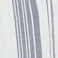 Pull-On Wide-Leg Pant, LINNY STRIPE WHITE, swatch