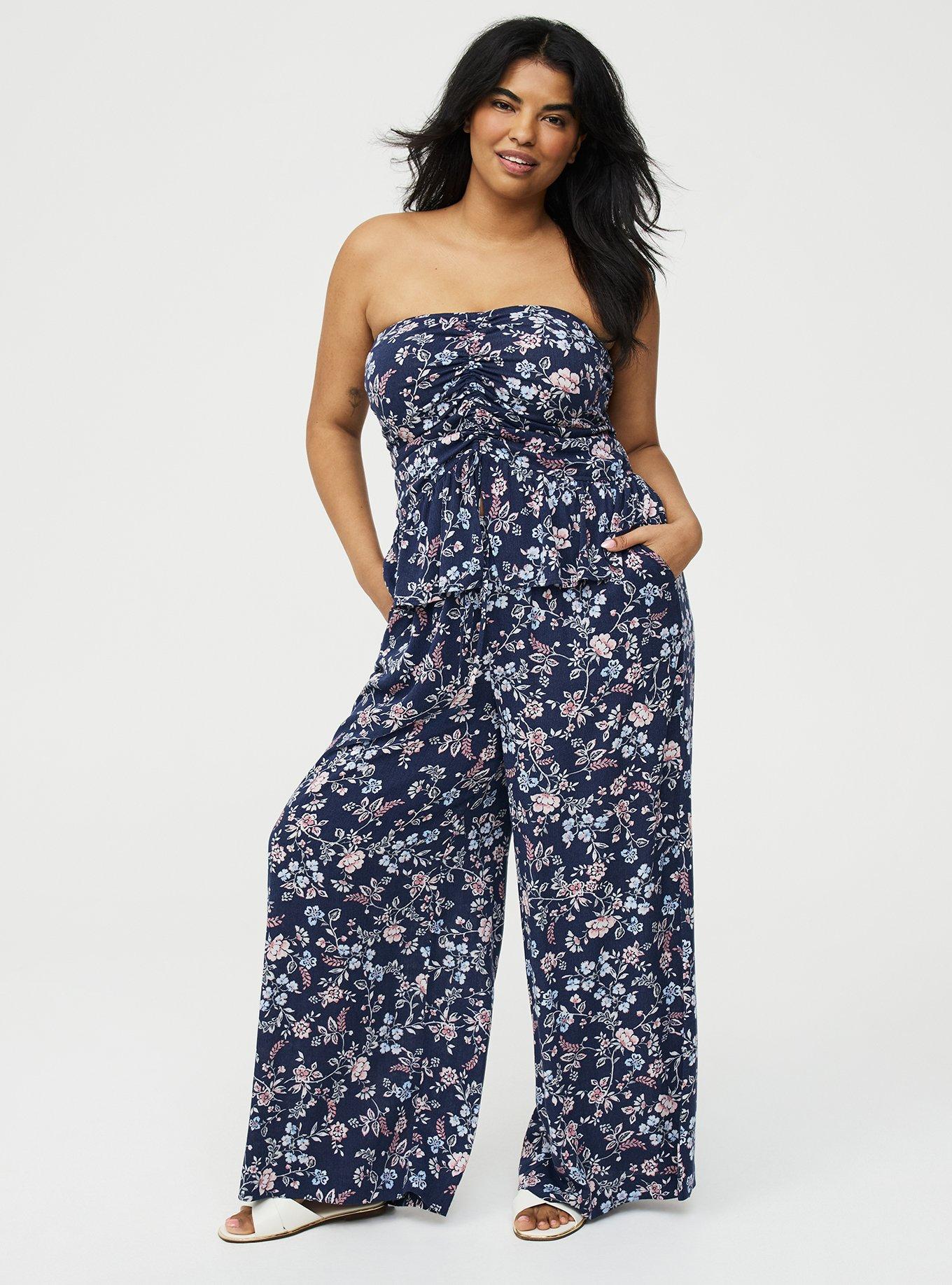 women fashion dress Plus Audrey Pull-On Straight Ankle Pants